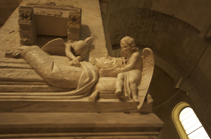 Tumba de Martin el Humano en la iglesia de Poblet